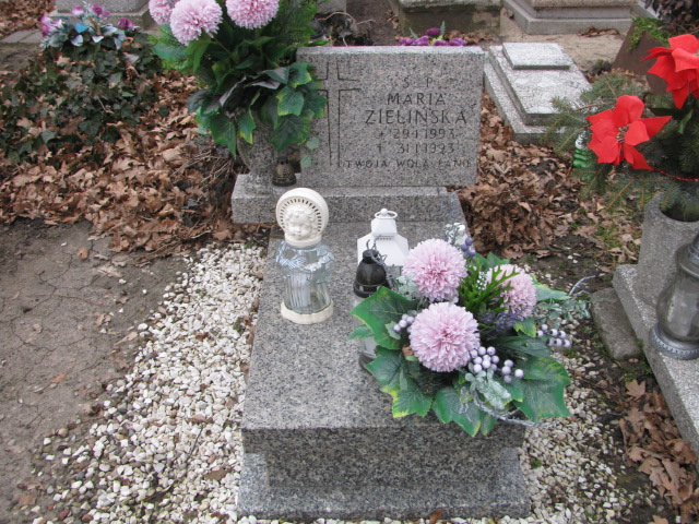 Grób Maria Zielińska