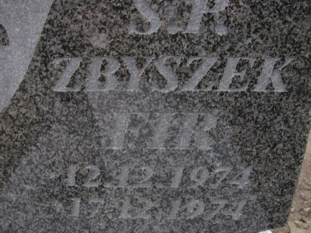 Zbyszek Fir 1974 Inowrocław - Grobonet - Wyszukiwarka osób pochowanych