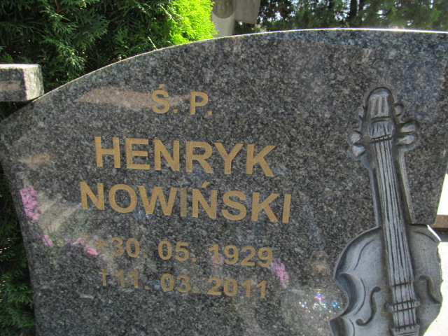 Henryk Nowiński 1929 Inowrocław - Grobonet - Wyszukiwarka osób pochowanych
