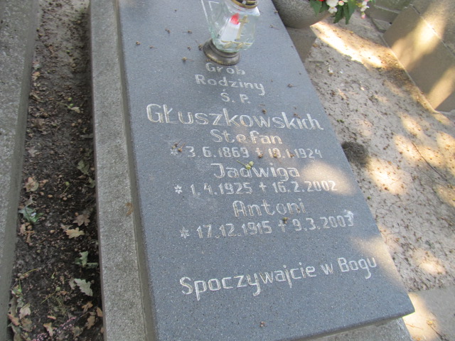 Antoni Głuszkowski 1915 Inowrocław - Grobonet - Wyszukiwarka osób pochowanych