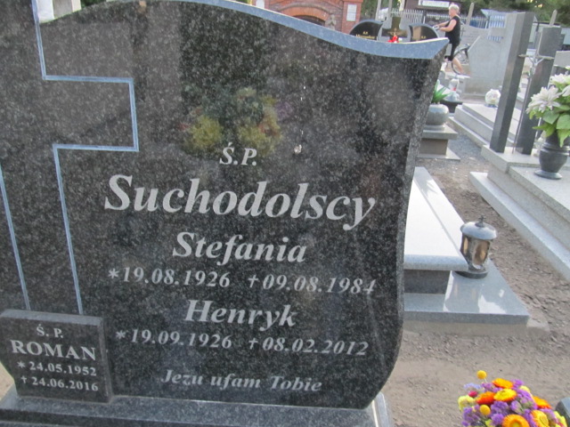 Henryk Suchodolski 1926 Inowrocław Parafialny - Grobonet - Wyszukiwarka osób pochowanych