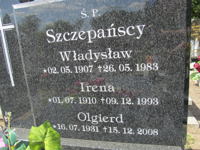 Olgierd Szczepański 1931 Inowrocław - Grobonet - Wyszukiwarka osób pochowanych