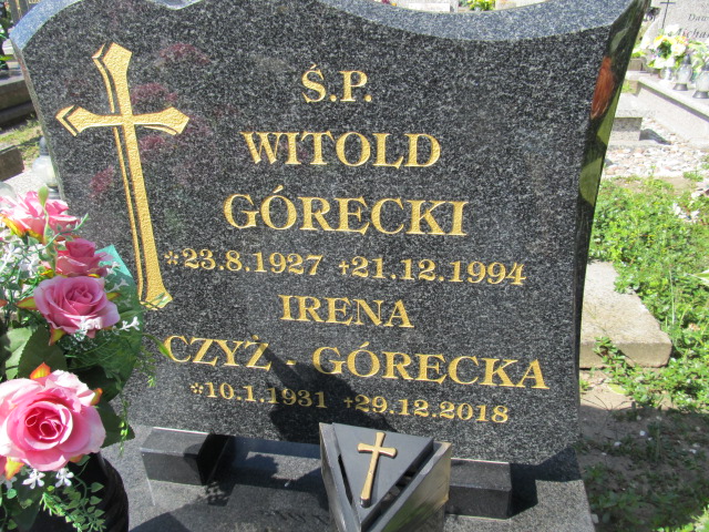 Witold Górecki 1927 Inowrocław - Grobonet - Wyszukiwarka osób pochowanych