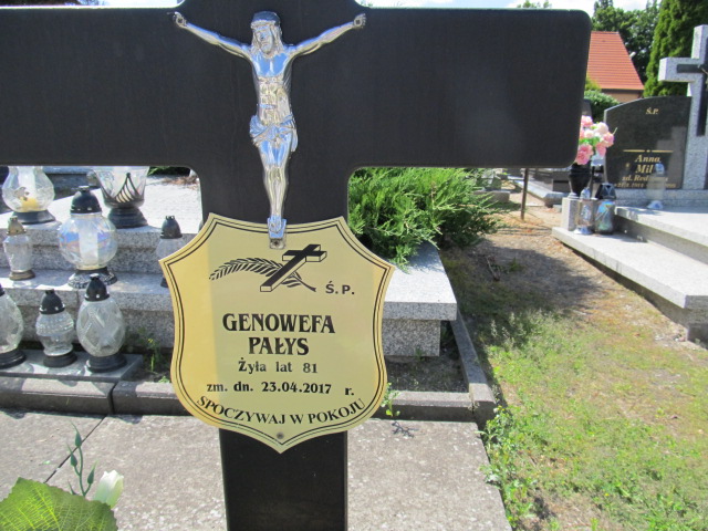Genowefa Pałys 1936 Inowrocław - Grobonet - Wyszukiwarka osób pochowanych