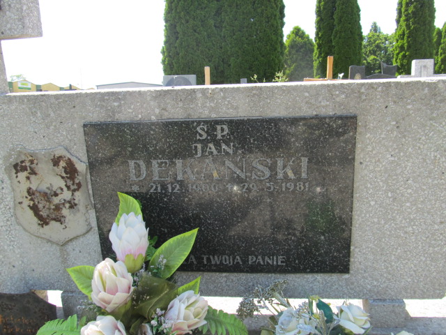 Jan Dekański 1900 Inowrocław - Grobonet - Wyszukiwarka osób pochowanych