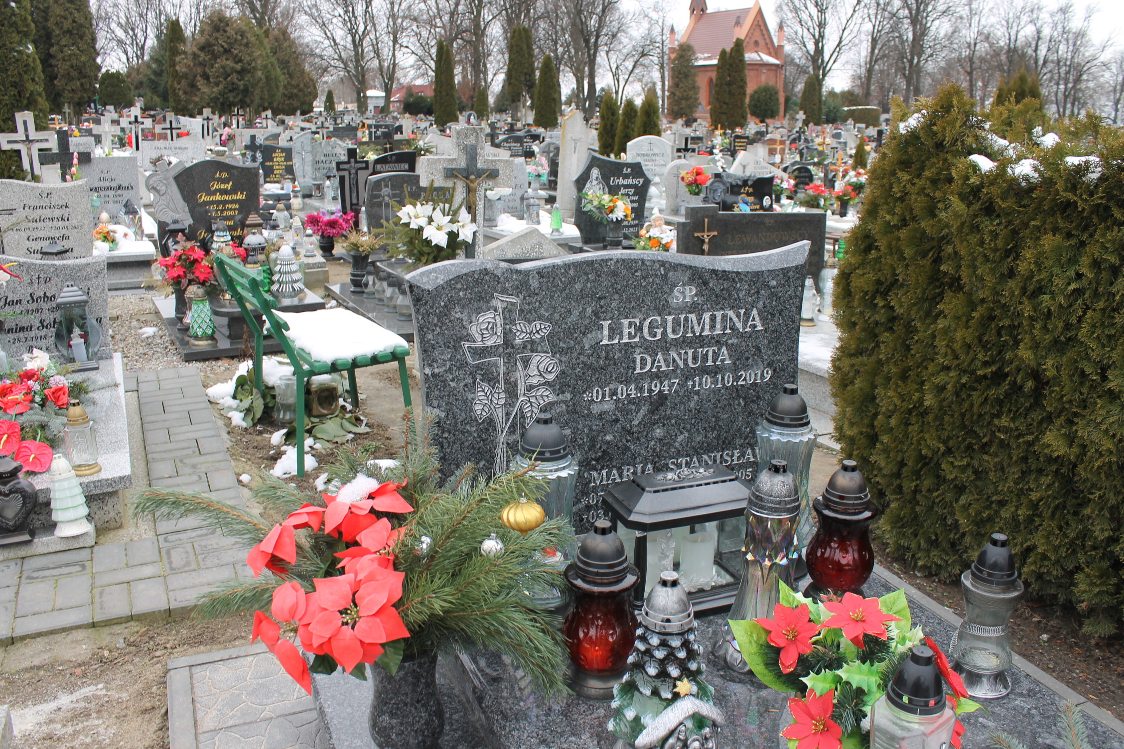 Grób Danuta Legumina