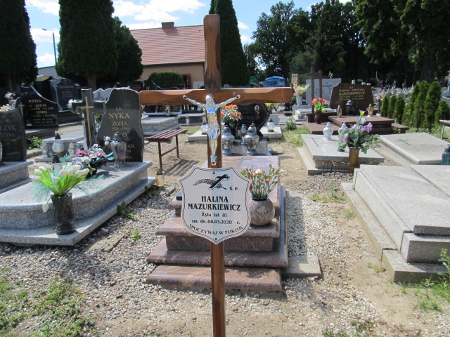 Halina Mazurkiewicz 1938 Inowrocław - Grobonet - Wyszukiwarka osób pochowanych