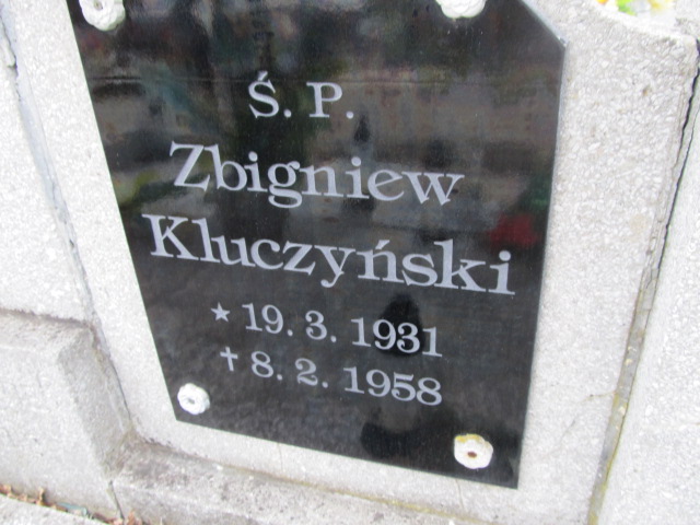Zbigniew Kluczyński 1931 Inowrocław - Grobonet - Wyszukiwarka osób pochowanych