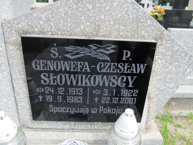 Genowefa Słowikowska 1913 Inowrocław Parafialny - Grobonet - Wyszukiwarka osób pochowanych