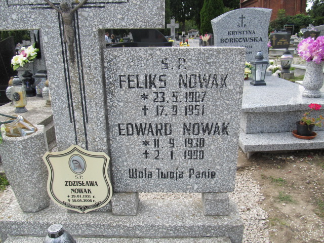 Zdzisława Nowak 1931 Inowrocław - Grobonet - Wyszukiwarka osób pochowanych