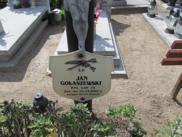 Jan Gołaszewski Inowrocław - Grobonet - Wyszukiwarka osób pochowanych