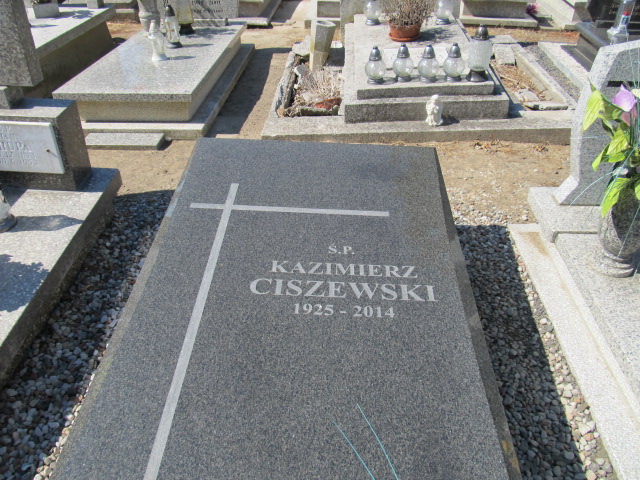 Kazimierz Ciszewski 1925 Inowrocław - Grobonet - Wyszukiwarka osób pochowanych