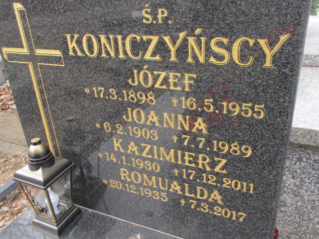 Kazimierz Koniczyński 1930 Inowrocław - Grobonet - Wyszukiwarka osób pochowanych