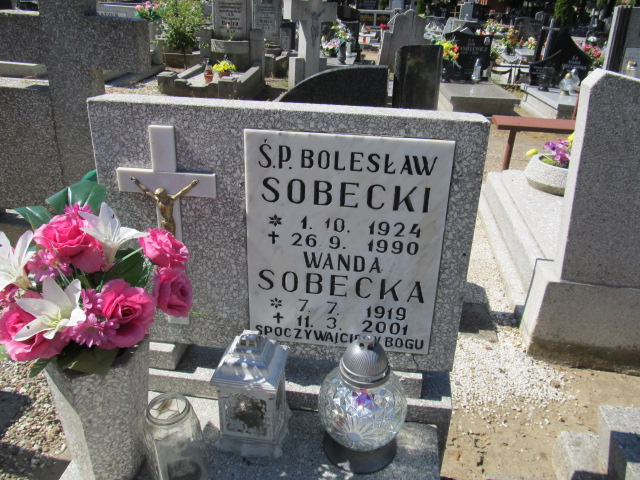 Grób Bolesław Sobecki