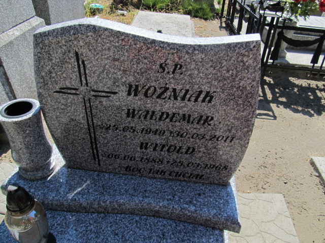 Waldemar Woźniak 1949 Inowrocław - Grobonet - Wyszukiwarka osób pochowanych