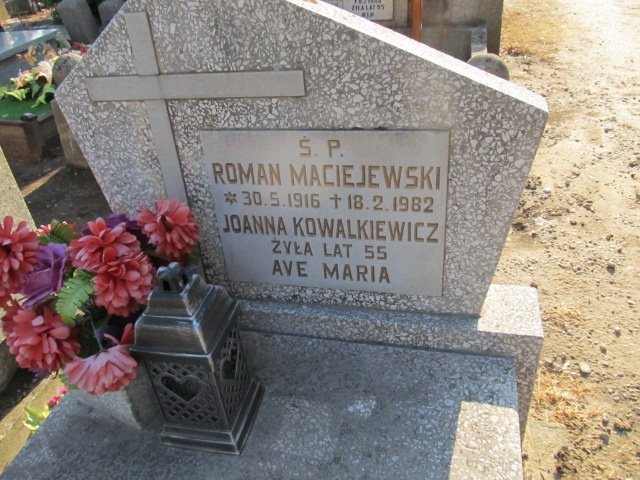 Roman Maciejewski 1916 Inowrocław - Grobonet - Wyszukiwarka osób pochowanych