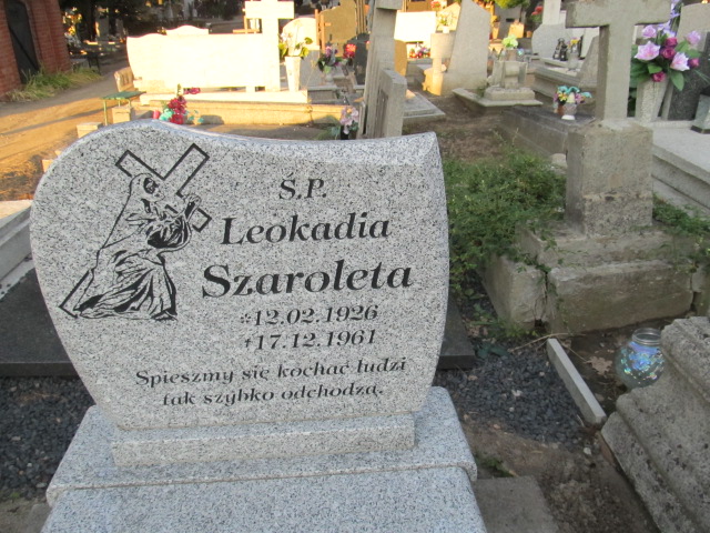 Leokadia Szaroleta 1926 Inowrocław - Grobonet - Wyszukiwarka osób pochowanych