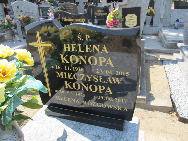 Helena Konopa 1926 Inowrocław - Grobonet - Wyszukiwarka osób pochowanych