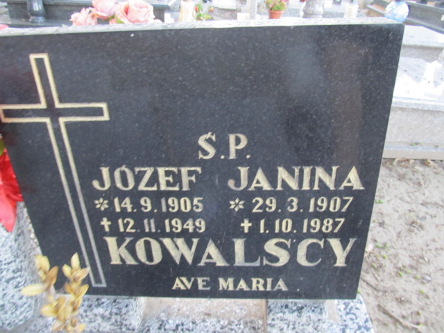 Grób Janina Kowalska