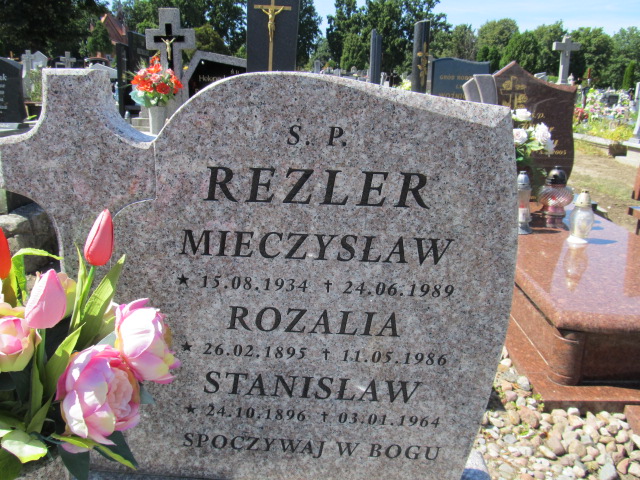 Grób Mieczysław Rezler