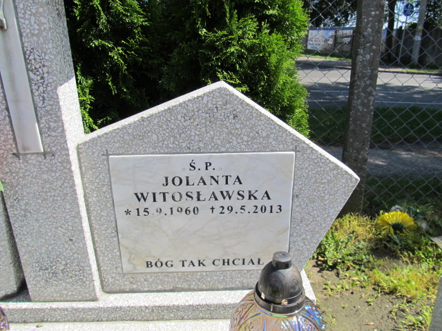 Jolanta Witkowska 1960 Inowrocław - Grobonet - Wyszukiwarka osób pochowanych