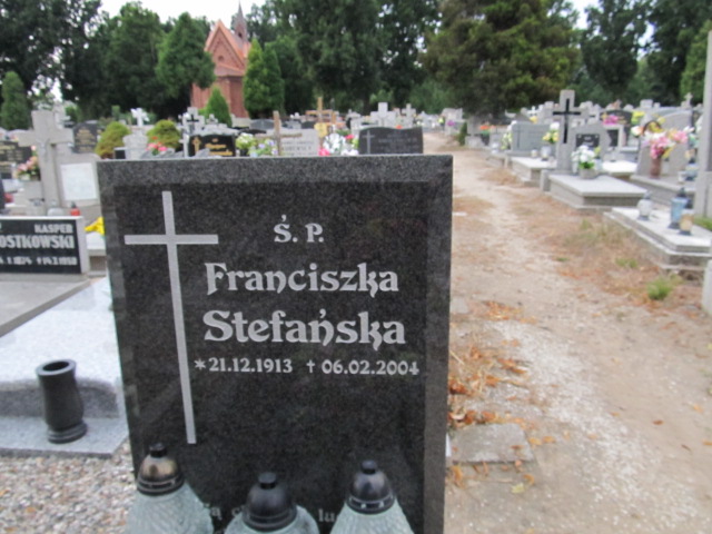 Franciszka Stefańska 1913 Inowrocław - Grobonet - Wyszukiwarka osób pochowanych