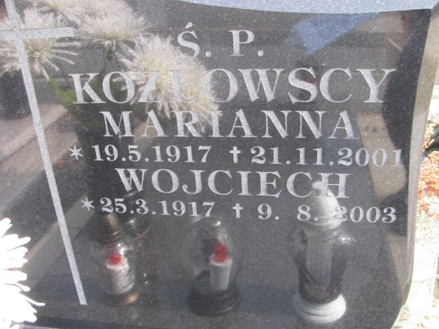 Marianna Kozłowska 1917 Inowrocław Parafialny - Grobonet - Wyszukiwarka osób pochowanych