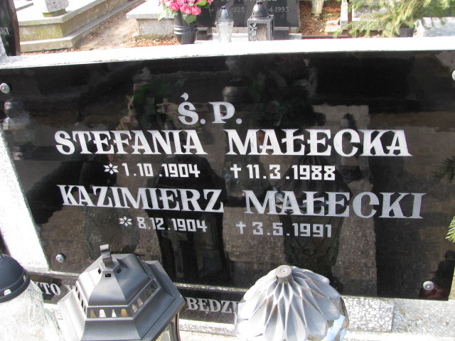 Grób Stefania Małecka