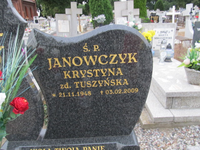 Krystyna Janowczyk 1948 Inowrocław Parafialny - Grobonet - Wyszukiwarka osób pochowanych