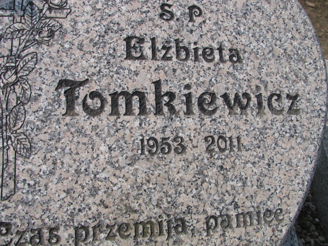 Elżbieta Tomkiewicz 1953 Inowrocław - Grobonet - Wyszukiwarka osób pochowanych