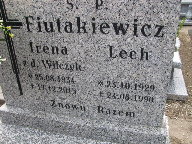 Irena Fiutakiewicz 1934 Inowrocław - Grobonet - Wyszukiwarka osób pochowanych