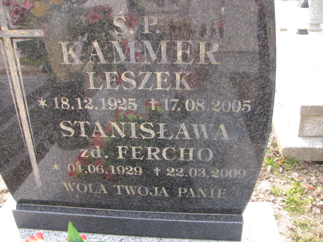 Leszek Kammer 1925 Inowrocław - Grobonet - Wyszukiwarka osób pochowanych