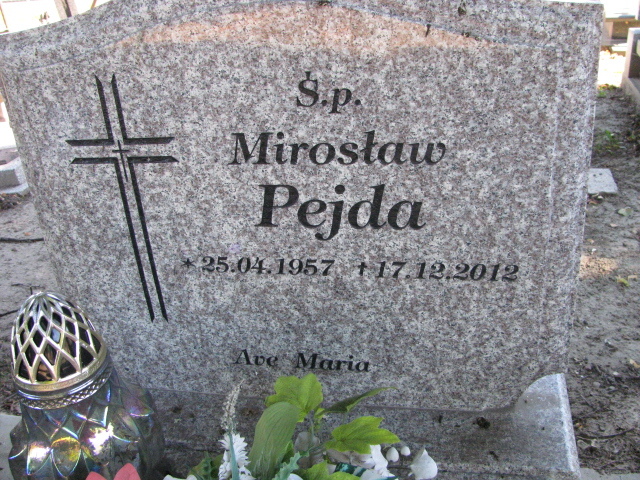 Mirosław Pejda 1957 Inowrocław - Grobonet - Wyszukiwarka osób pochowanych