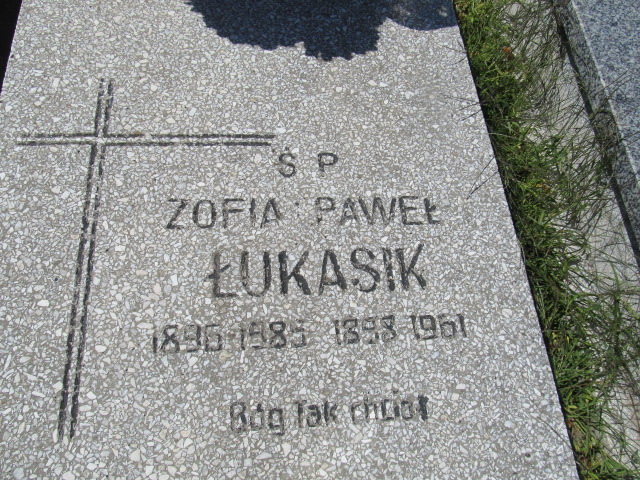 Zofia Łukasik 1895 Inowrocław - Grobonet - Wyszukiwarka osób pochowanych
