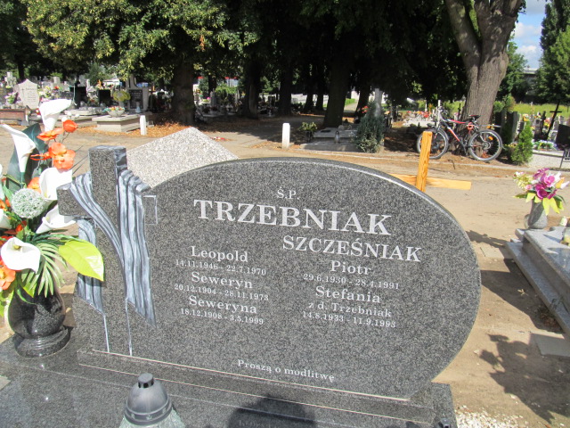 Seweryna Trzebniak 1908 Inowrocław - Grobonet - Wyszukiwarka osób pochowanych