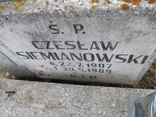 Czesław Siemianowski 1907 Inowrocław - Grobonet - Wyszukiwarka osób pochowanych