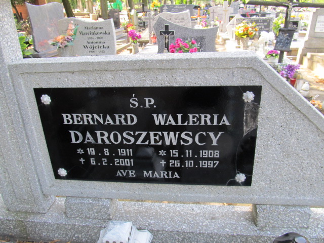 Bernard Daroszewski 1911 Inowrocław - Grobonet - Wyszukiwarka osób pochowanych
