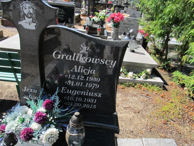 Grób Alicja Gralikowska