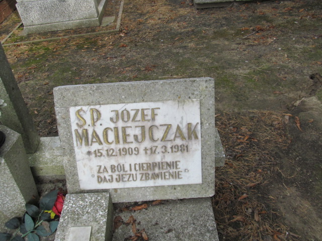Józef Maciejczak 1909 Inowrocław - Grobonet - Wyszukiwarka osób pochowanych