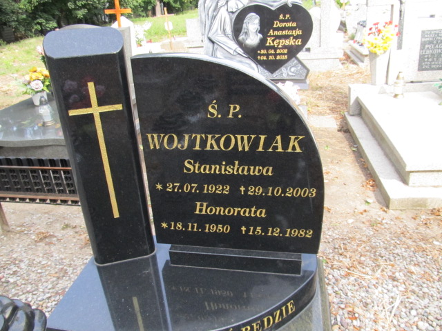 Honorata Wojtkowiak 1950 Inowrocław - Grobonet - Wyszukiwarka osób pochowanych
