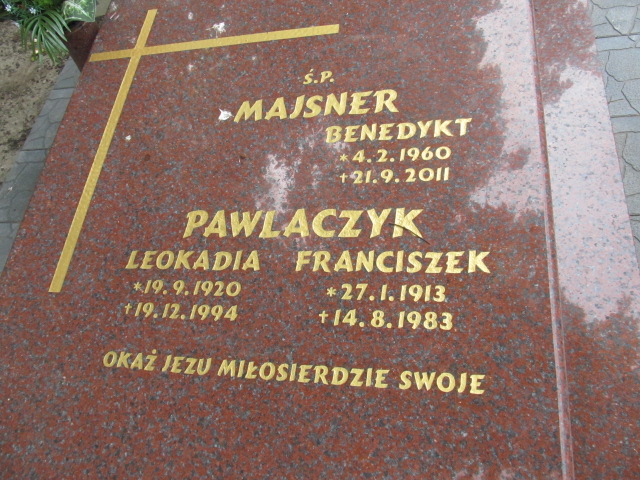 Franciszek Pawlaczyk 1913 Inowrocław Parafialny - Grobonet - Wyszukiwarka osób pochowanych