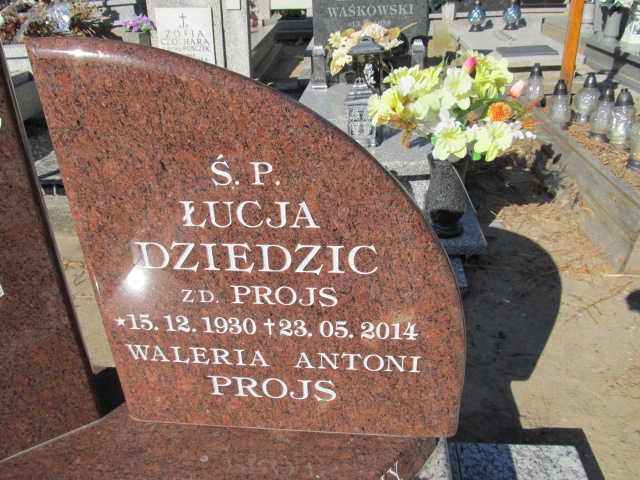 Łucja Dziedzic 1930 Inowrocław - Grobonet - Wyszukiwarka osób pochowanych