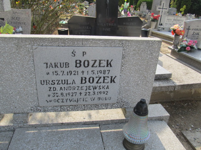 Jakub Bożek 1921 Inowrocław - Grobonet - Wyszukiwarka osób pochowanych