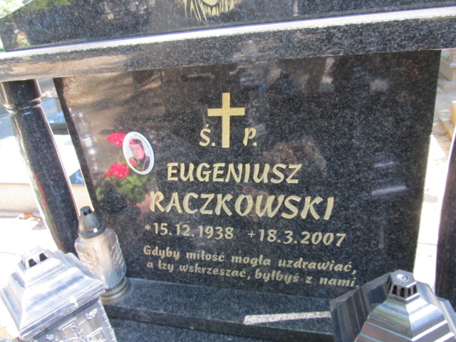 Eugeniusz Raczkowski 1938 Inowrocław - Grobonet - Wyszukiwarka osób pochowanych