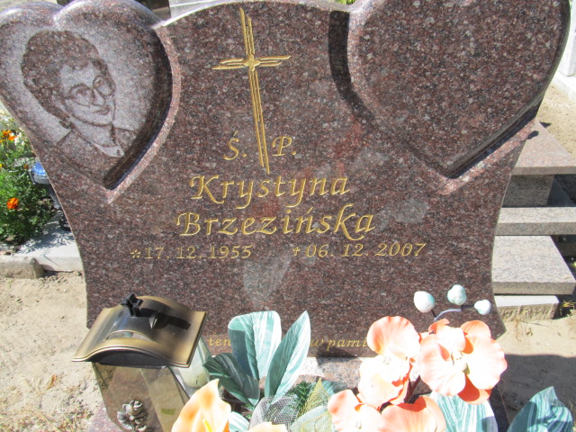 Krystyna Brzezińska 1955 Inowrocław - Grobonet - Wyszukiwarka osób pochowanych