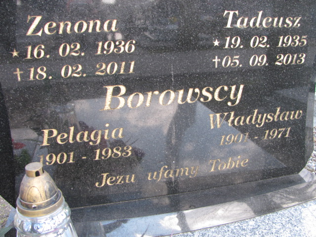 Pelagia Borowska 1900 Inowrocław - Grobonet - Wyszukiwarka osób pochowanych