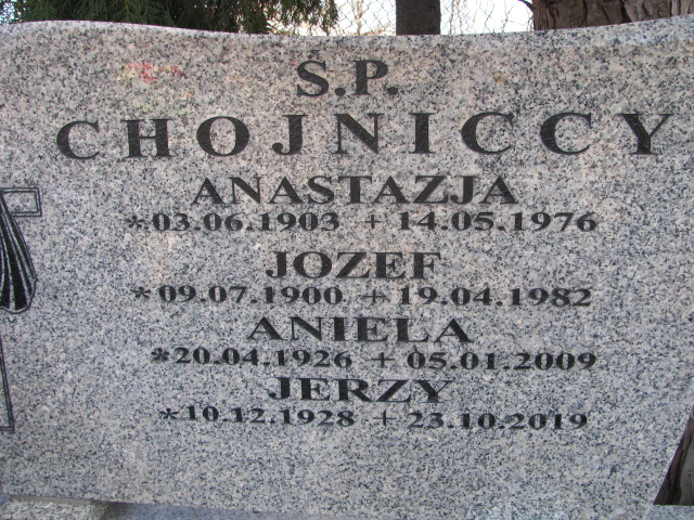 Jerzy Chojnicki 1928 Inowrocław - Grobonet - Wyszukiwarka osób pochowanych