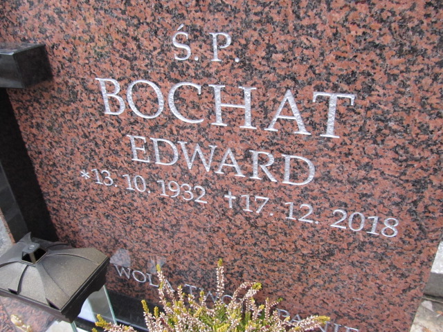 Edward Bochat 1932 Inowrocław - Grobonet - Wyszukiwarka osób pochowanych