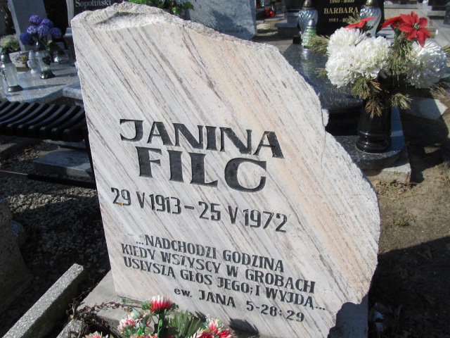 Janina Filc 1913 Inowrocław - Grobonet - Wyszukiwarka osób pochowanych