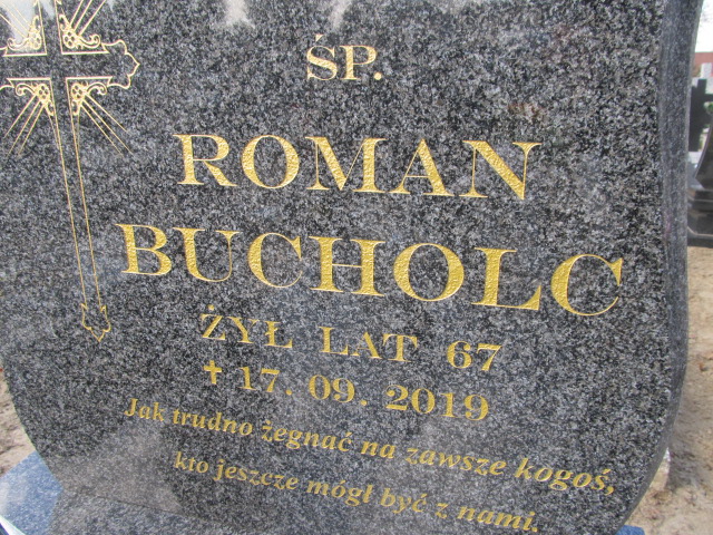 Roman Bucholc 1952 Inowrocław Parafialny - Grobonet - Wyszukiwarka osób pochowanych